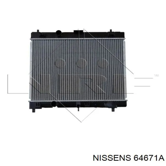 64671A Nissens Refrigeración del motor