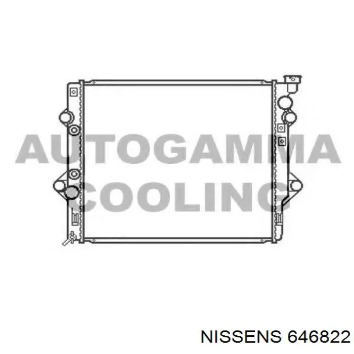 Água radiador Nissens 646822 precio, desde 125,43 EUR