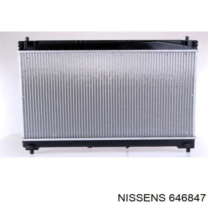 646847 Nissens radiador refrigeración del motor