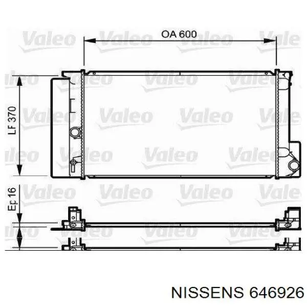 Comprar 646926 Nissens Radiador de auto