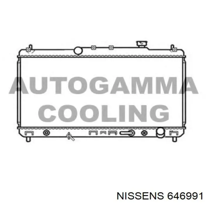 646991 Nissens Refrigeración del motor