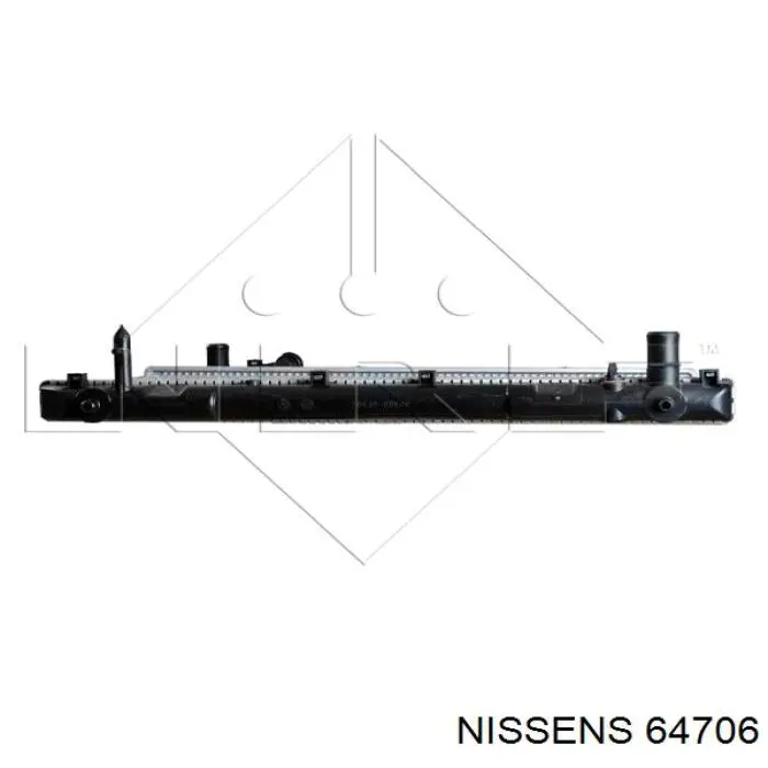 64706 Nissens radiador refrigeración del motor