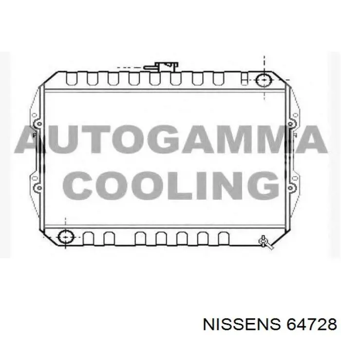 64728 Nissens Refrigeración del motor