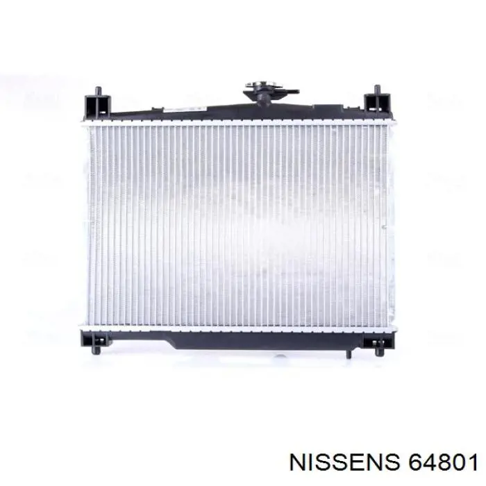 64801 Nissens radiador refrigeración del motor