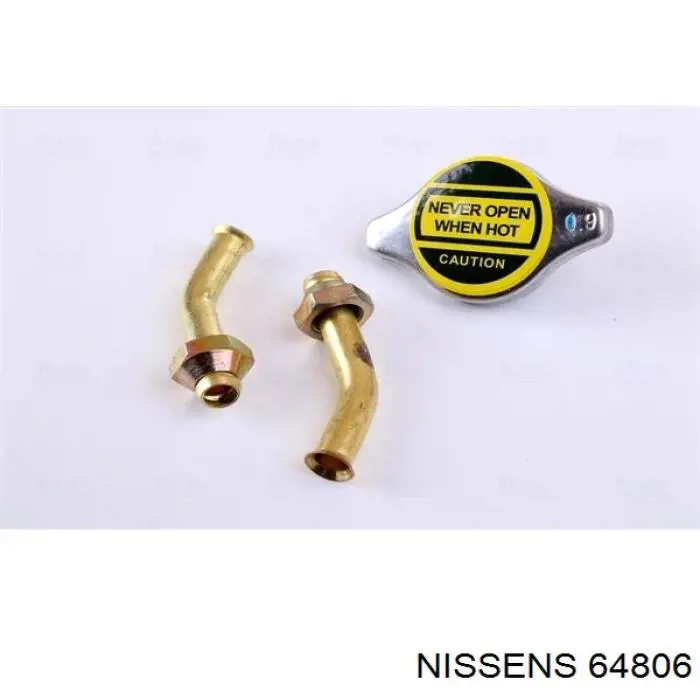 64806 Nissens radiador refrigeración del motor