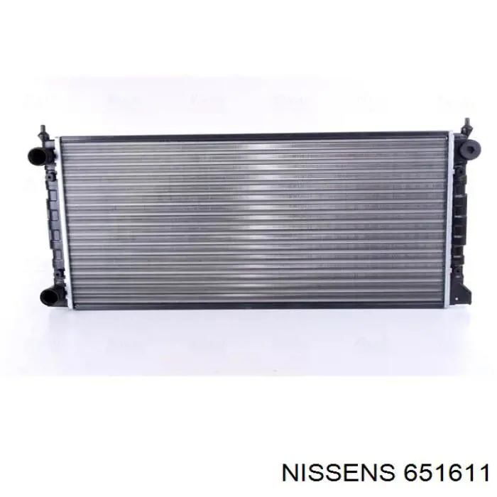 Radiador de água Nissens 651611