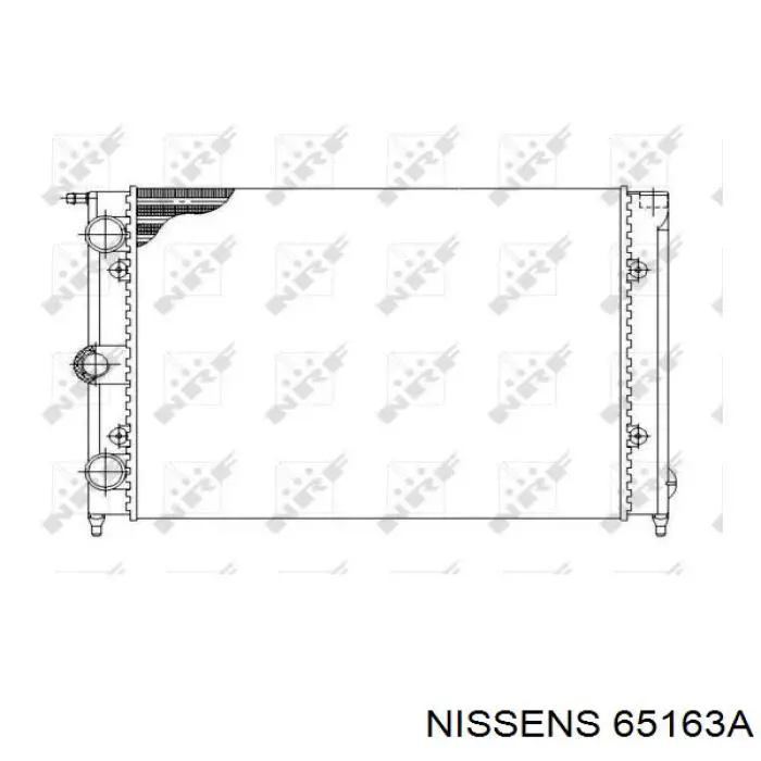 65163A Nissens radiador refrigeración del motor