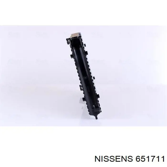 651711 Nissens radiador refrigeración del motor