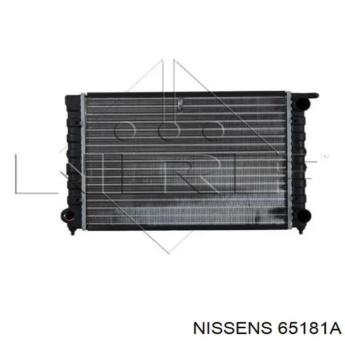 65181A Nissens radiador refrigeración del motor