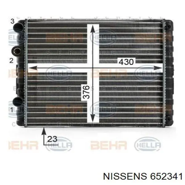 Comprar 652341 Nissens Radiador de auto