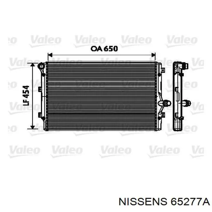 65277A Nissens radiador