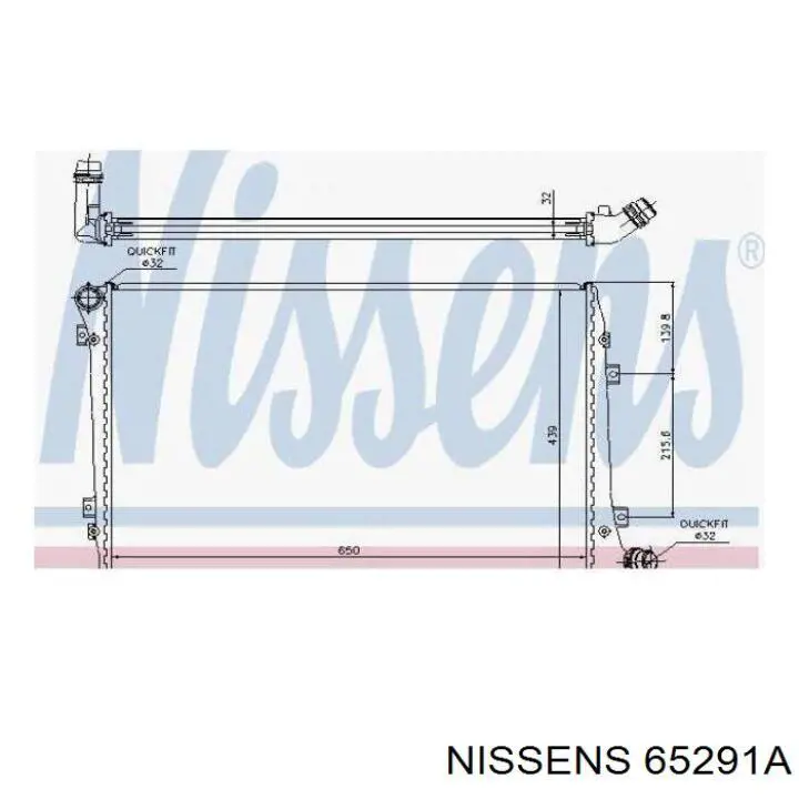 Comprar 65291A Nissens Radiador de auto
