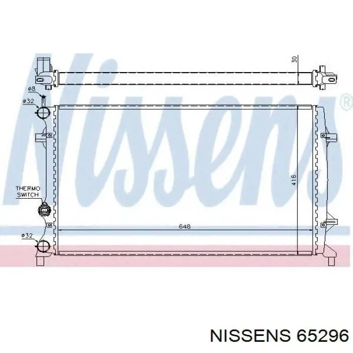 Comprar 65296 Nissens Radiador de auto