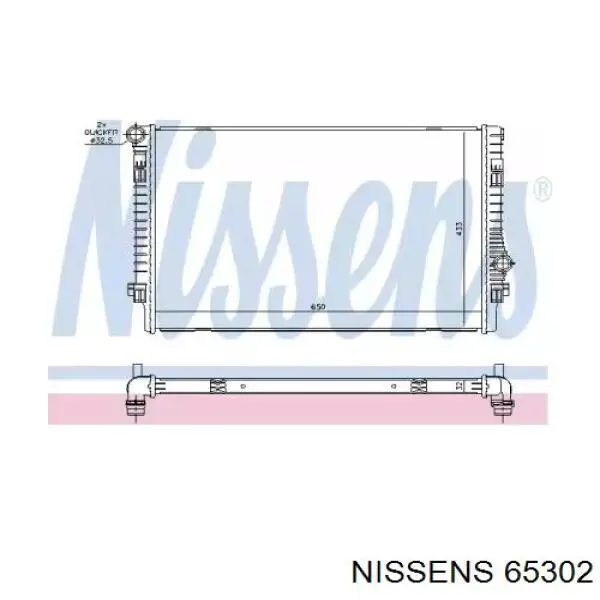 Água radiador Nissens 65302 precio, desde 109,73 EUR