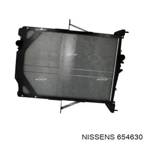 654630 Nissens radiador refrigeración del motor