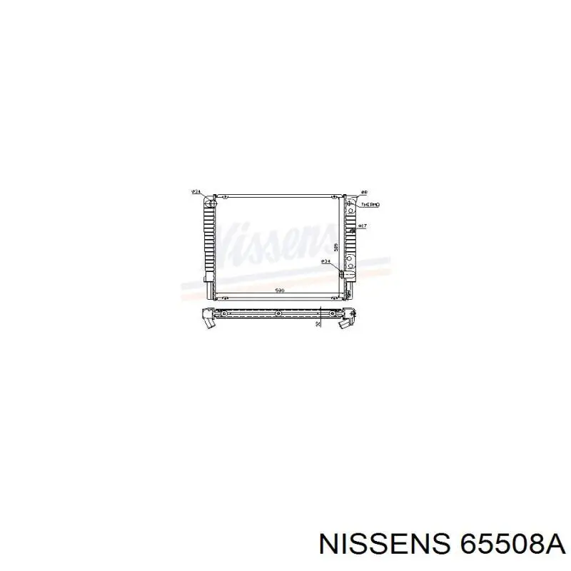 65508A Nissens radiador