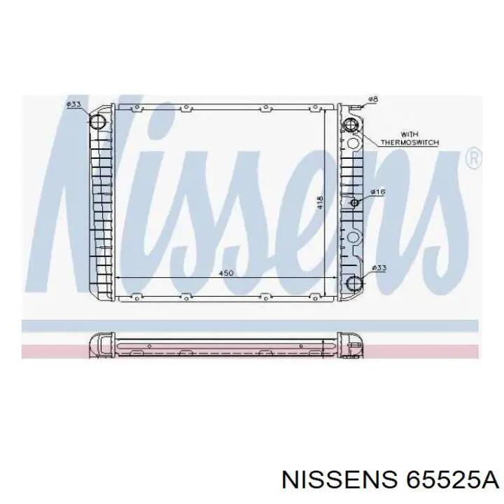 Comprar 65525A Nissens Radiador de auto