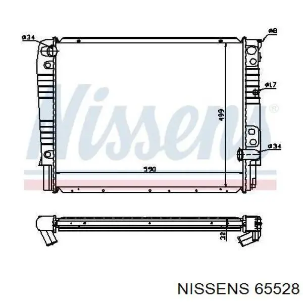 Comprar 5003593 Volvo Radiador de auto