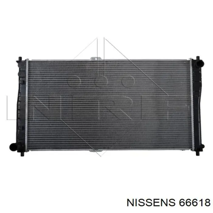 66618 Nissens radiador refrigeración del motor