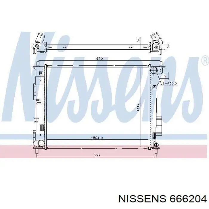 666204 Nissens