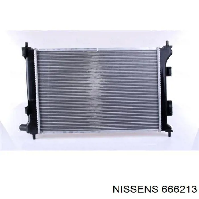 666213 Nissens radiador refrigeración del motor