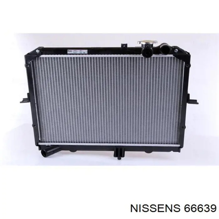 66639 Nissens radiador refrigeración del motor