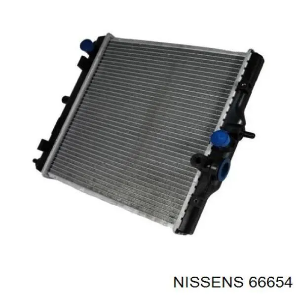 66654 Nissens radiador refrigeración del motor