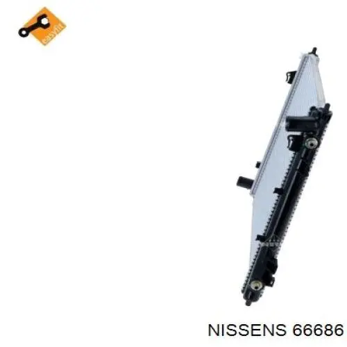 Radiador 66686 Nissens