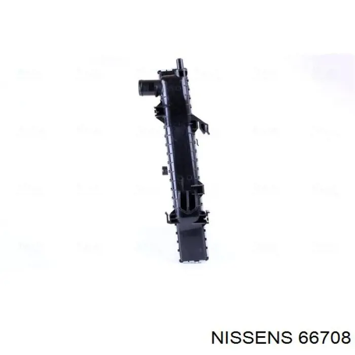 66708 Nissens radiador refrigeración del motor