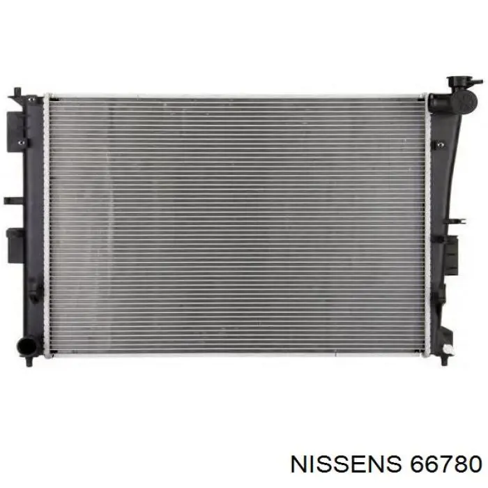 66780 Nissens radiador refrigeración del motor