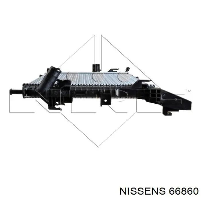 66860 Nissens Refrigeración del motor