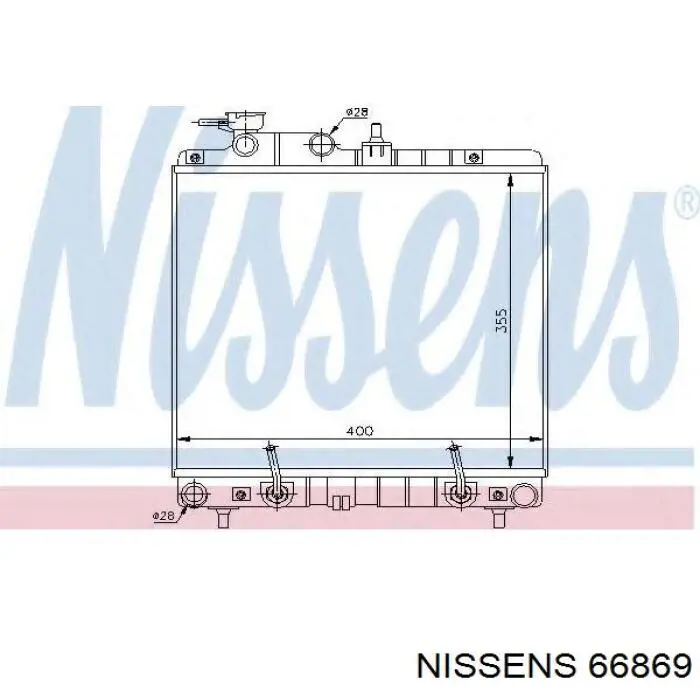 550166 NRF Refrigeración del motor