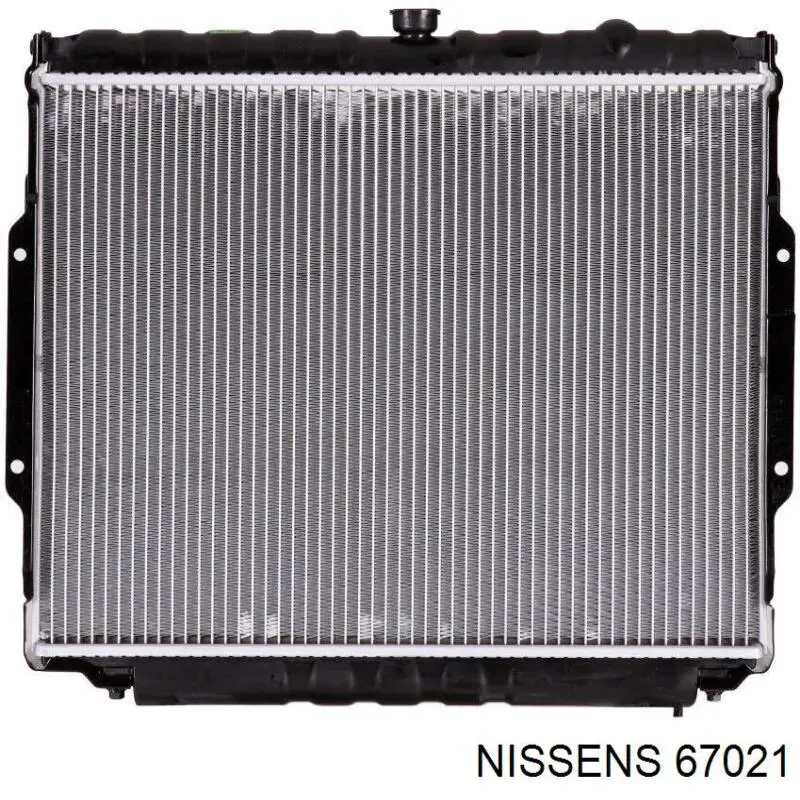 67021 Nissens radiador refrigeración del motor