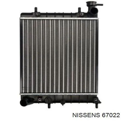 Radiador 67022 Nissens