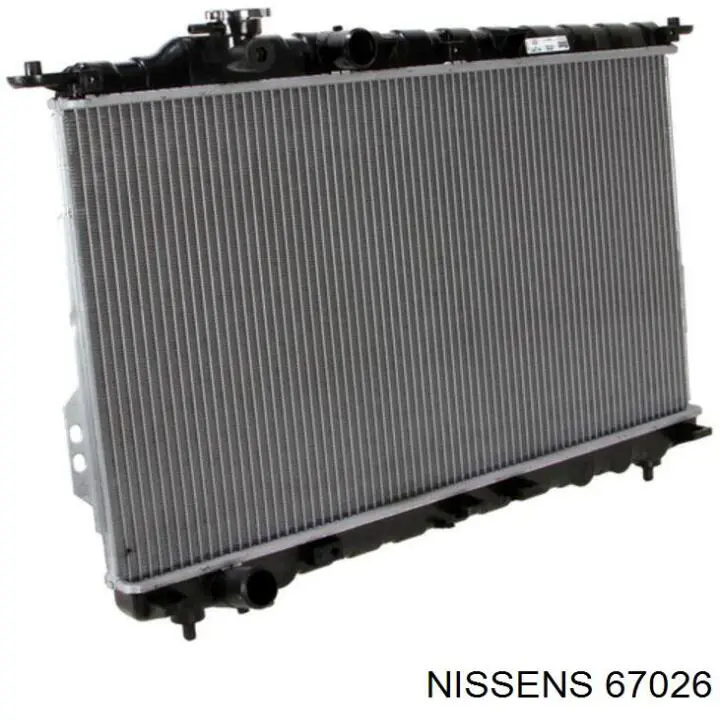 Radiador de água Nissens 67026