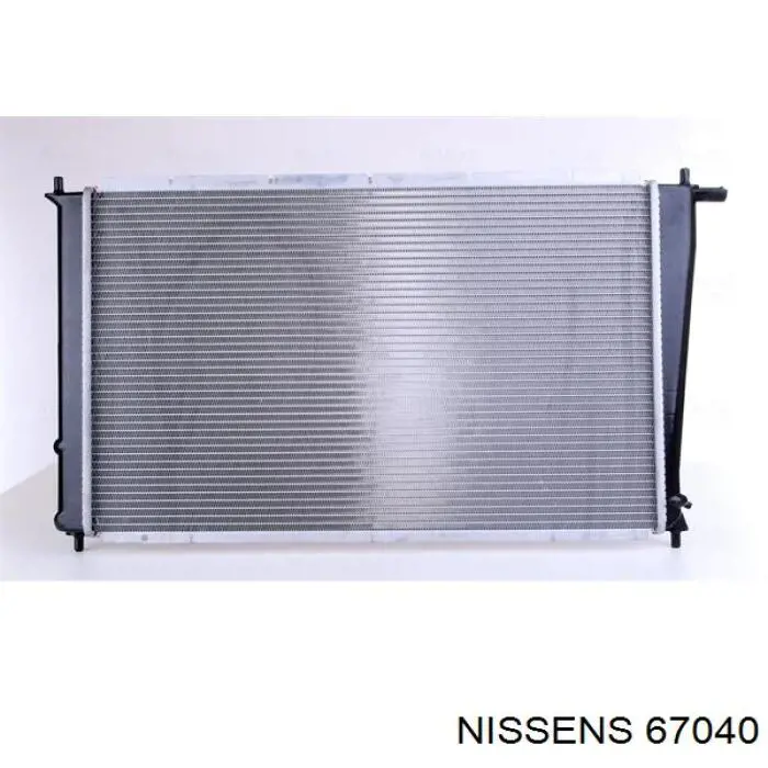 67040 Nissens radiador refrigeración del motor