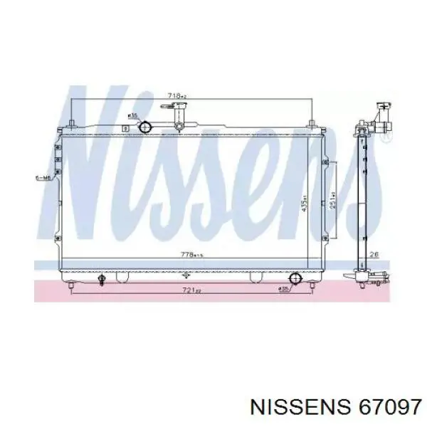 Comprar 58409 NRF Radiador de auto