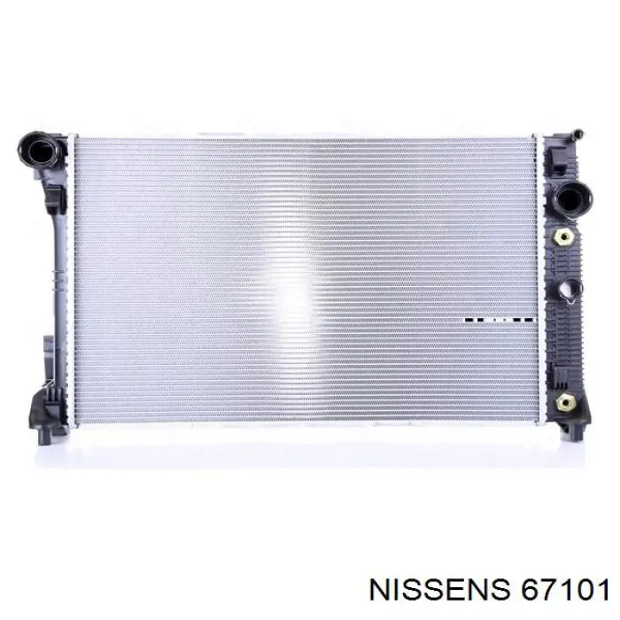 67101 Nissens radiador refrigeración del motor