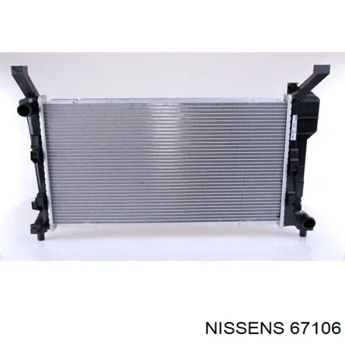 67106 Nissens radiador refrigeración del motor