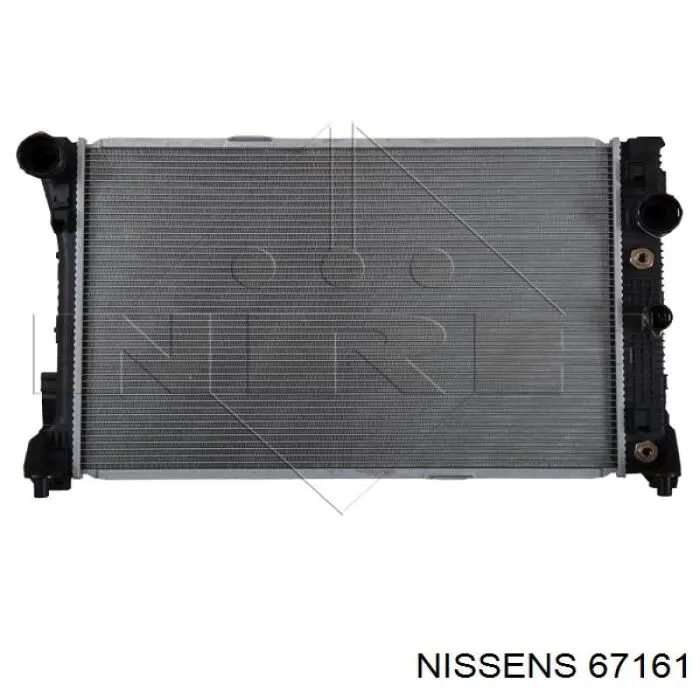 67161 Nissens radiador refrigeración del motor