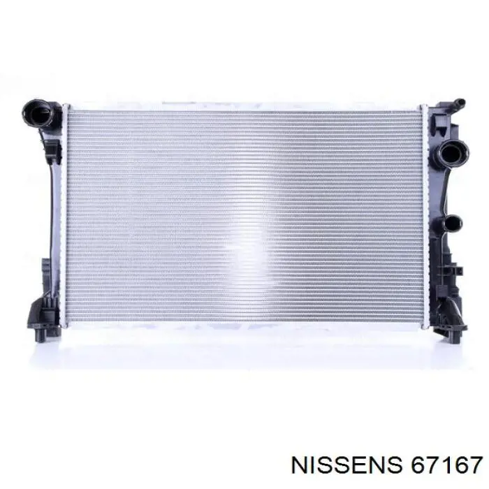 67167 Nissens radiador refrigeración del motor