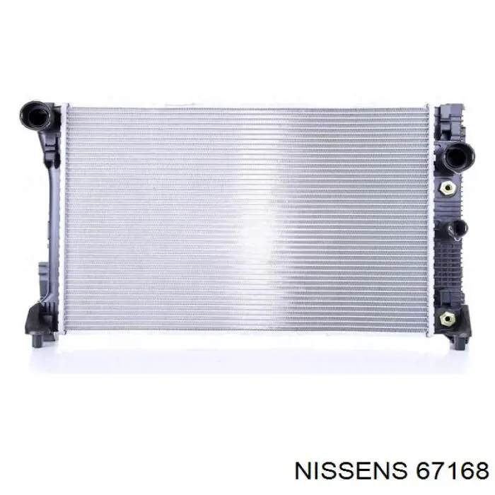 67168 Nissens radiador refrigeración del motor