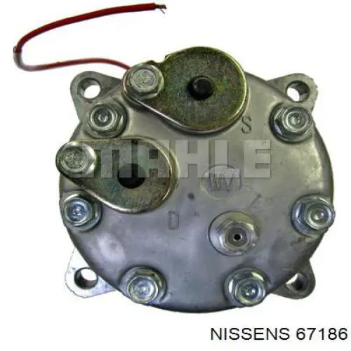 67186 Nissens radiador refrigeración del motor