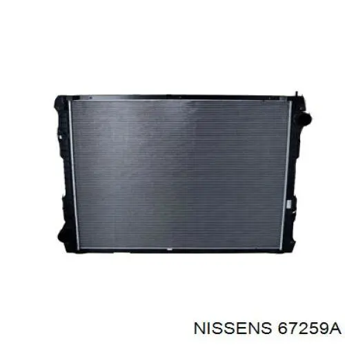 67259A Nissens radiador refrigeración del motor