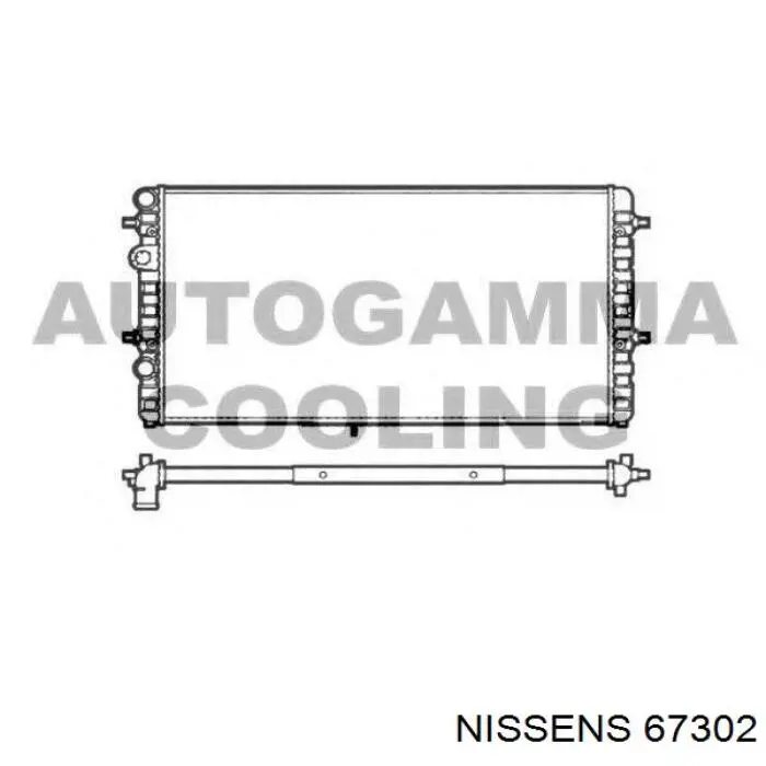 Água radiador Nissens 67302 precio, desde 73,30 EUR