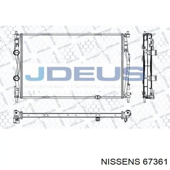 67361 Nissens Refrigeración del motor