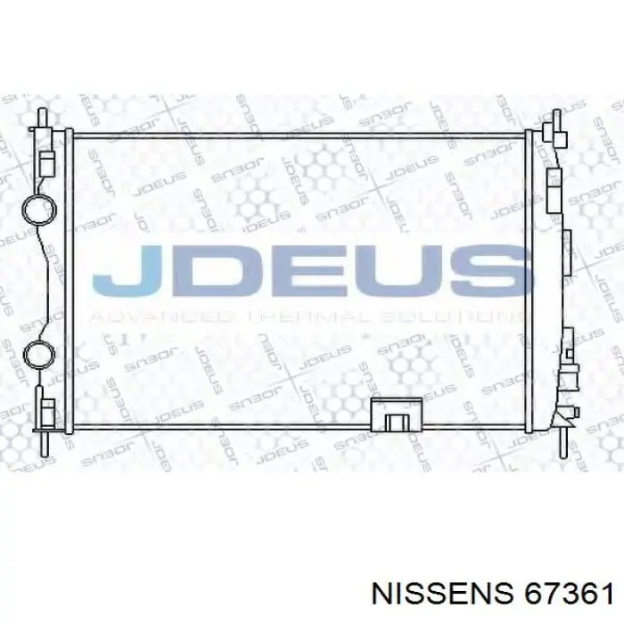 Água radiador Nissens 67361 precio, desde 92,93 EUR