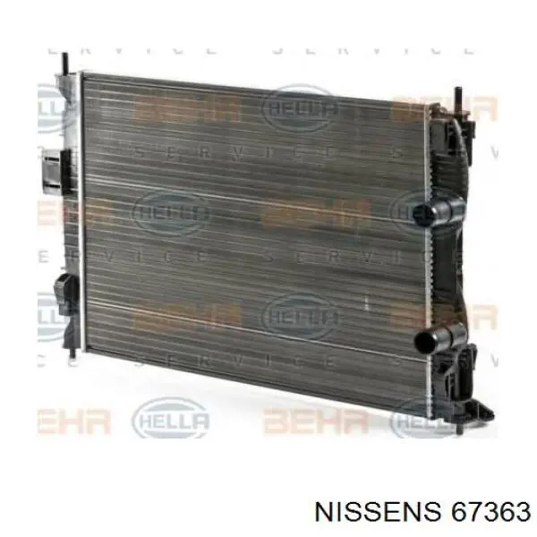 67363 Nissens Refrigeración del motor