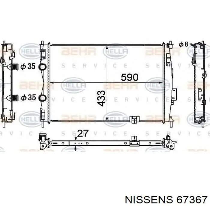 Comprar 21400JD20A Nissan/Infiniti Radiador de auto