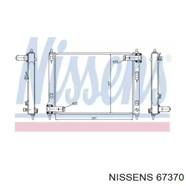 N156N120 NPS Refrigeración del motor